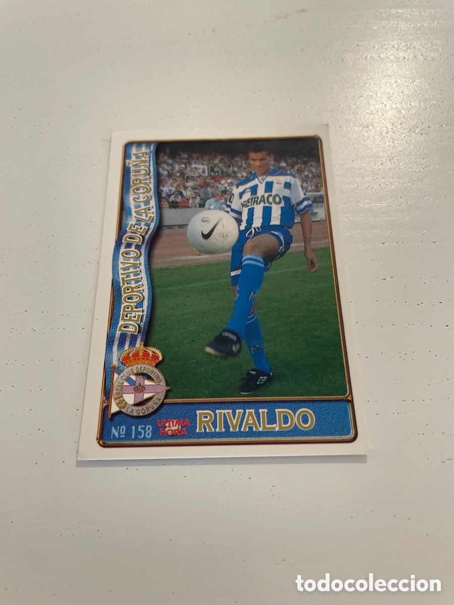 Cromos de f&uacute;tbol: FICHAS DE LA LIGA 96 97 158 RIVALDO