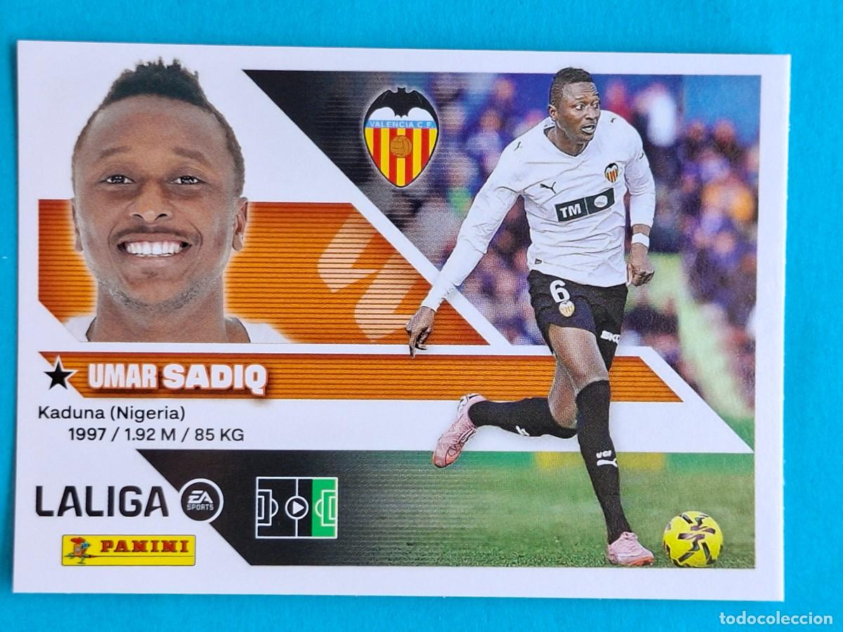 Cromos de f&uacute;tbol: #20A SADIQ (Valencia) - PANINI Liga ESTE 2026-27 Sticker
