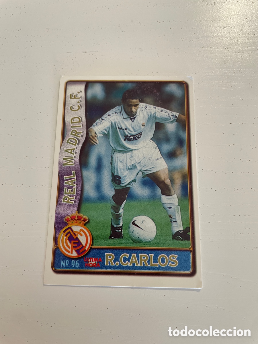 Cromos de f&uacute;tbol: FICHAS DE LA LIGA 96 97 96 R. CARLOS