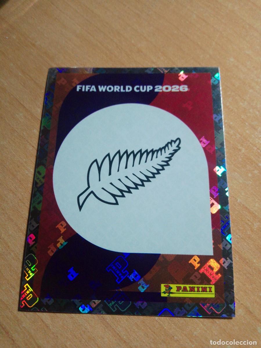Cartes &agrave; collectionner de Football: NZL 1 ESCUDO NUEVA ZELANDA MUNDIAL FIFA WORLD CUP 2026 26 PANINI STICKERS NUEVO