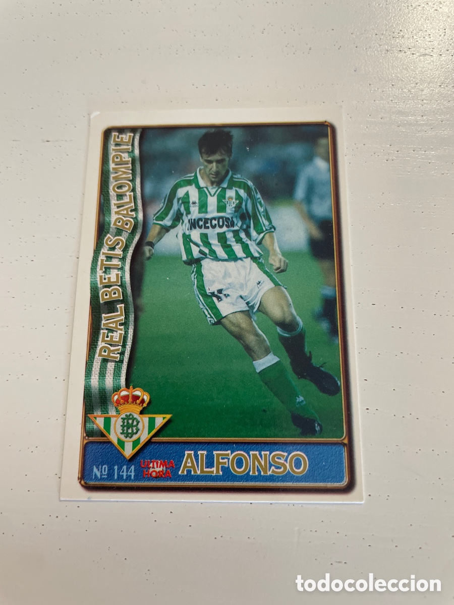 Cartes &agrave; collectionner de Football: FICHAS DE LA LIGA 96 97 144 ALFONSO