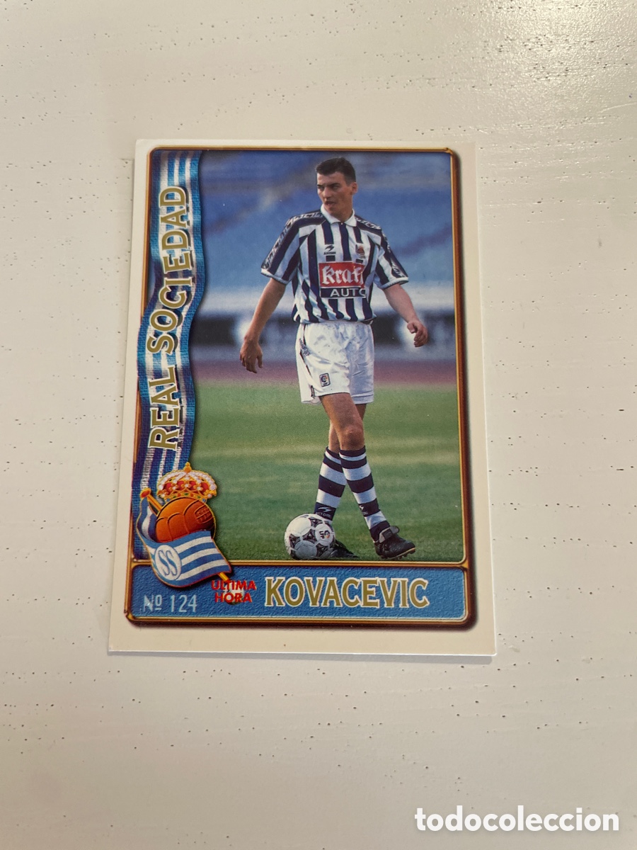 Cromos de f&uacute;tbol: FICHAS DE LA LIGA 96 97 124 KOVACEVIC