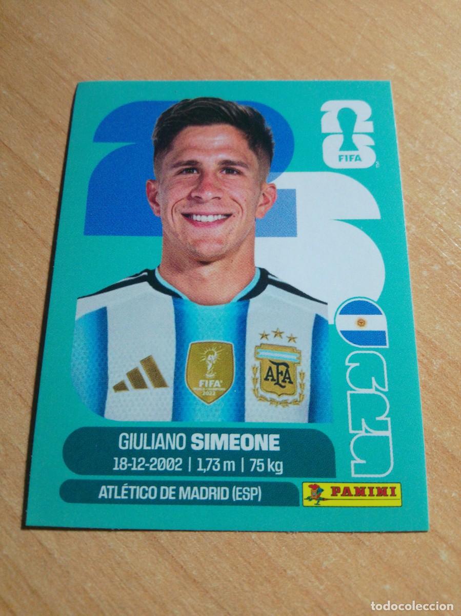 Cromos de f&uacute;tbol: SIMEONE ARG 20 ARGENTINA MUNDIAL FIFA WORLD CUP 2026 26 PANINI STICKERS NUEVO