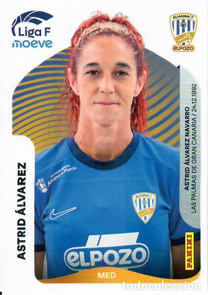 Cromos de f&uacute;tbol: CROMO PANINI LIGA FEMENINA F 2025-26 (25 - 26) - N&ordm; 17 - ASTRID &Aacute;LVAREZ - ALHAMA EL POZO