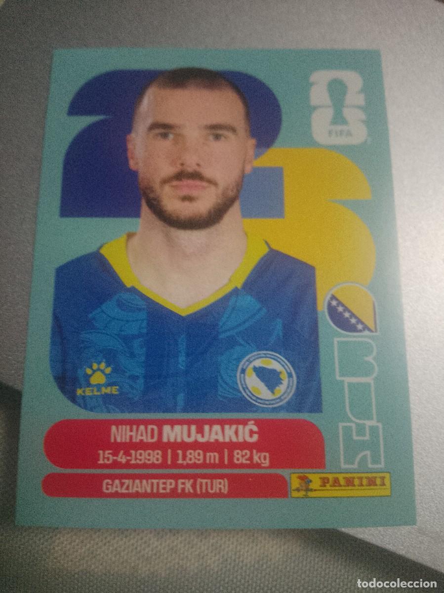 Cromos de f&uacute;tbol: NIHAD MUJAKIC BOSNIA HERZEGOVINA BIH 6 MUNDIAL FIFA WORLD CUP 2026 26 PANINI STICKERS NUEVO