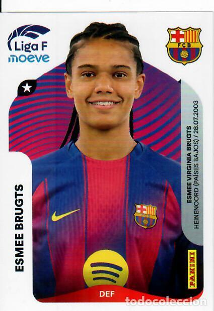Cromos de f&uacute;tbol: CROMO PANINI LIGA FEMENINA F 2025-26 (25 - 26) - N&ordm; 91 - ESMEE BRUGTS - BARCELONA