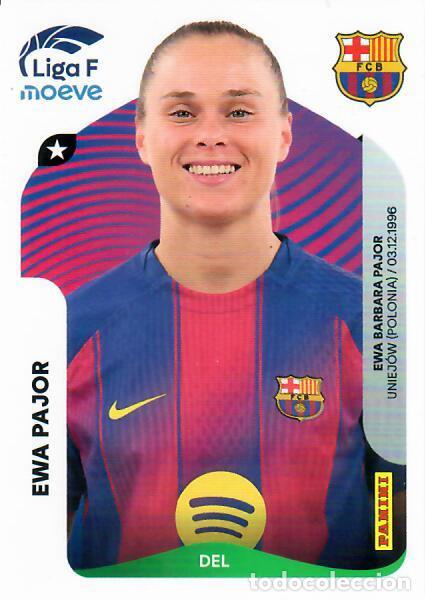 Cromos de f&uacute;tbol: CROMO PANINI LIGA FEMENINA F 2025-26 (25 - 26) - N&ordm; 101 - EWA PAJOR - BARCELONA
