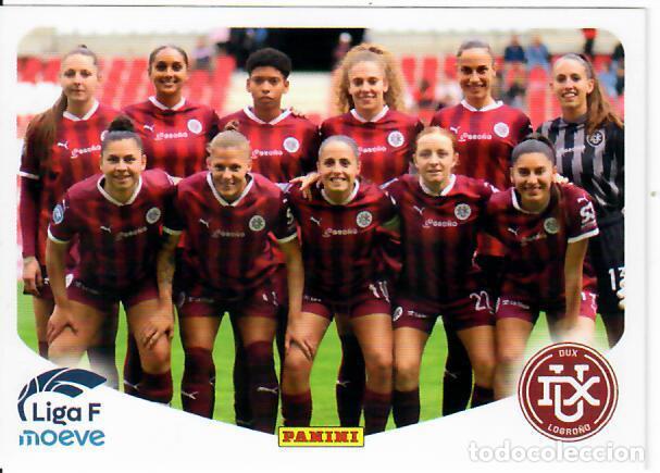 Cromos de f&uacute;tbol: CROMO PANINI LIGA FEMENINA F 2025-26 (25 - 26) - N&ordm; 143 - PLANTILLA - DUX LOGRO&Ntilde;O