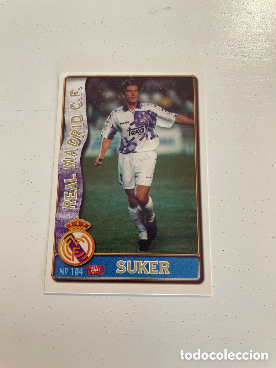 Figurine di Calcio: FICHAS DE LA LIGA 96 97 104 SUKER