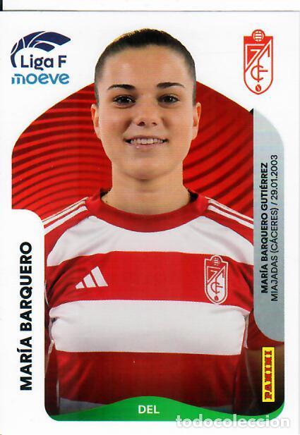 Cromos de f&uacute;tbol: CROMO PANINI LIGA FEMENINA F 2025-26 (25 - 26) - N&ordm; 219 - MAR&Iacute;A BARQUERO - GRANADA