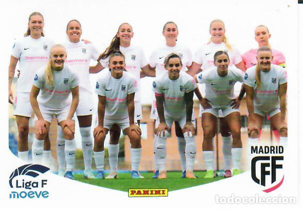 Cromos de f&uacute;tbol: CROMO PANINI LIGA FEMENINA F 2025-26 (25 - 26) - N&ordm; 243 - PLANTILLA - MADRID CFF