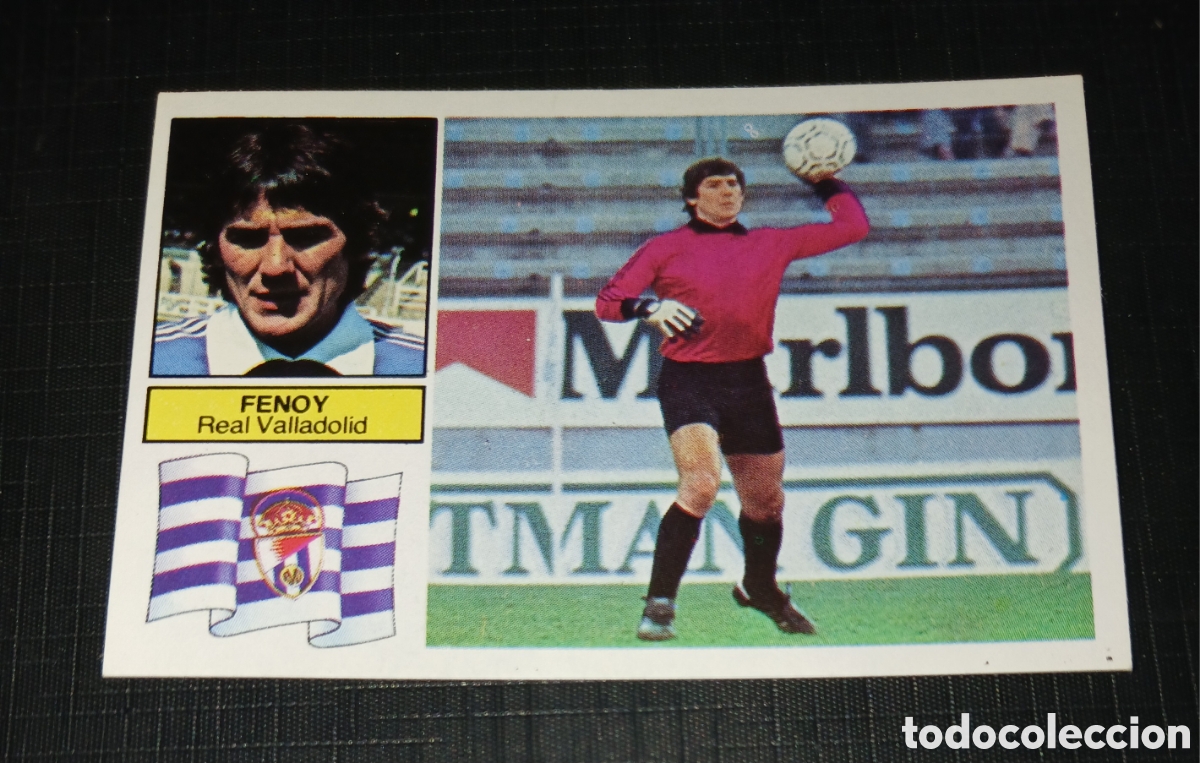 Cromos de f&uacute;tbol: Cromo Fenoy Real Valladolid Ed. Este Liga 1982 1983 82-83 Sin pegar, nunca pegado