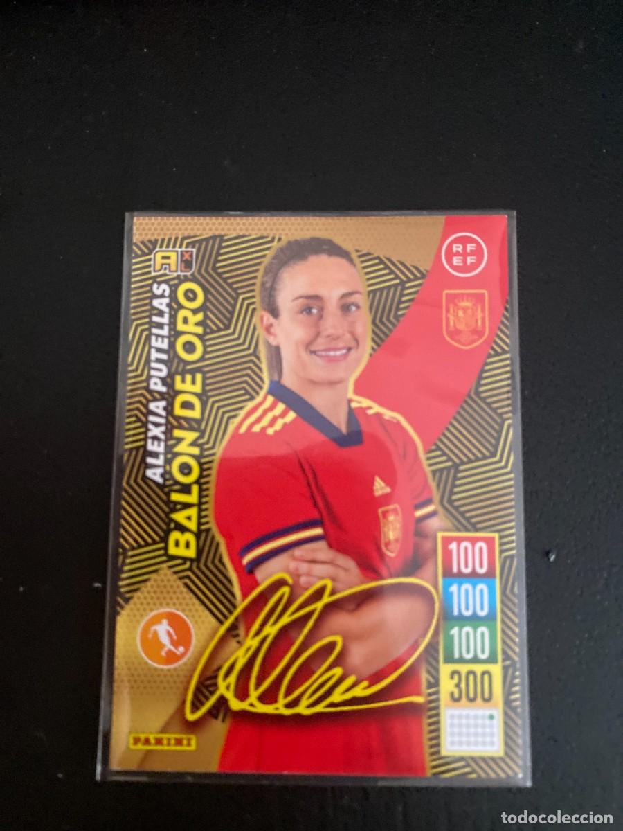 Cromos de f&uacute;tbol: BAL&Oacute;N DE ORO FIRMADO: Alexia Putellas