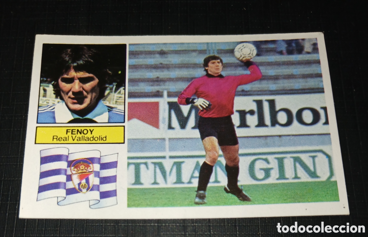 Cromos de f&uacute;tbol: Cromo Fenoy Real Valladolid Ed. Este Liga 1982 1983 82-83 Sin pegar, nunca pegado