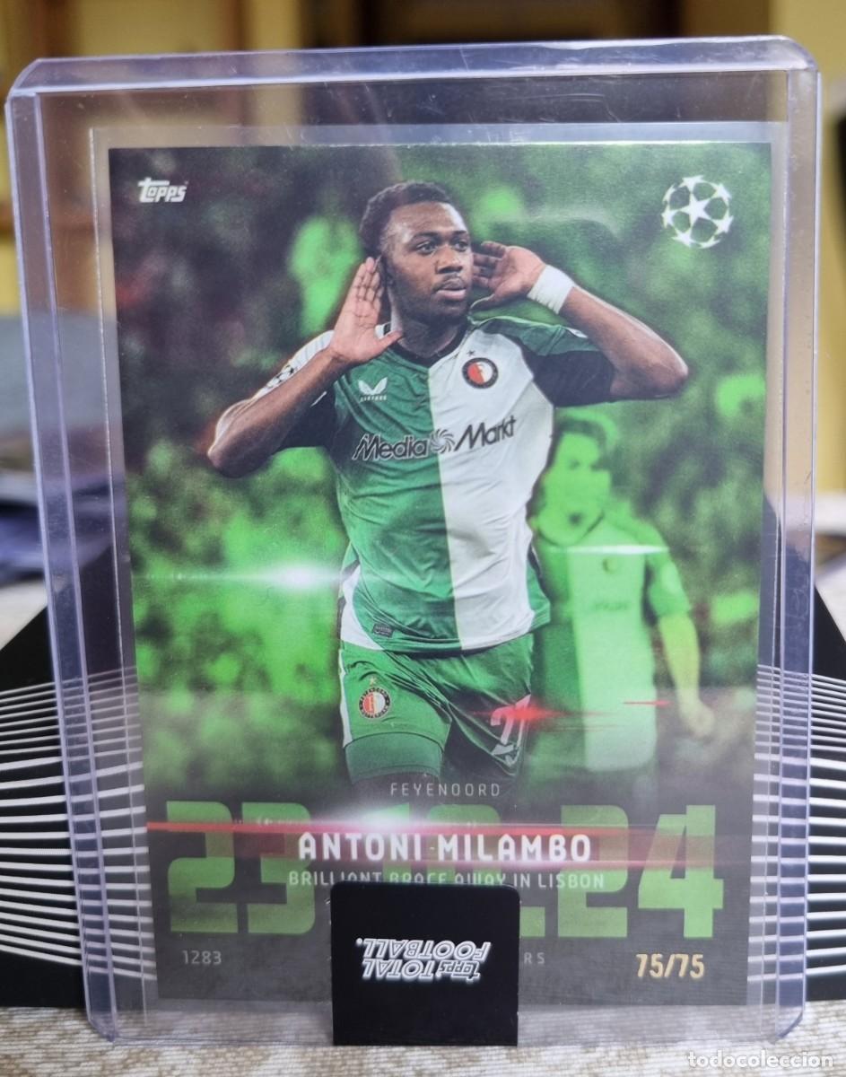 Cromos de f&uacute;tbol: MILAMBO /75 (Numerada) FEYENOORD. Topps Total Football 2024 2025 24 25