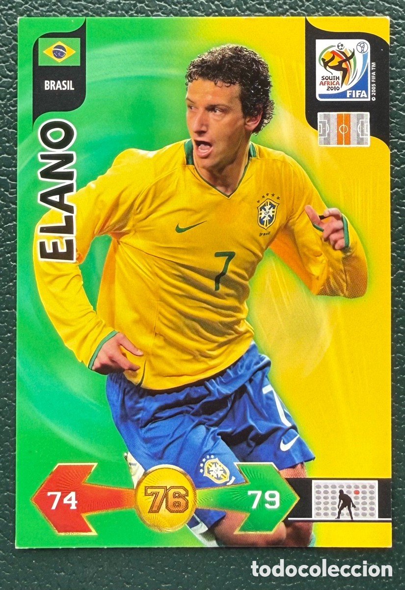 Fu&szlig;ball-Sticker: ELANO BRASIL FICHAS ALBUM ADRENALYN XL MUNDIAL SOUTH AFRICA 2010