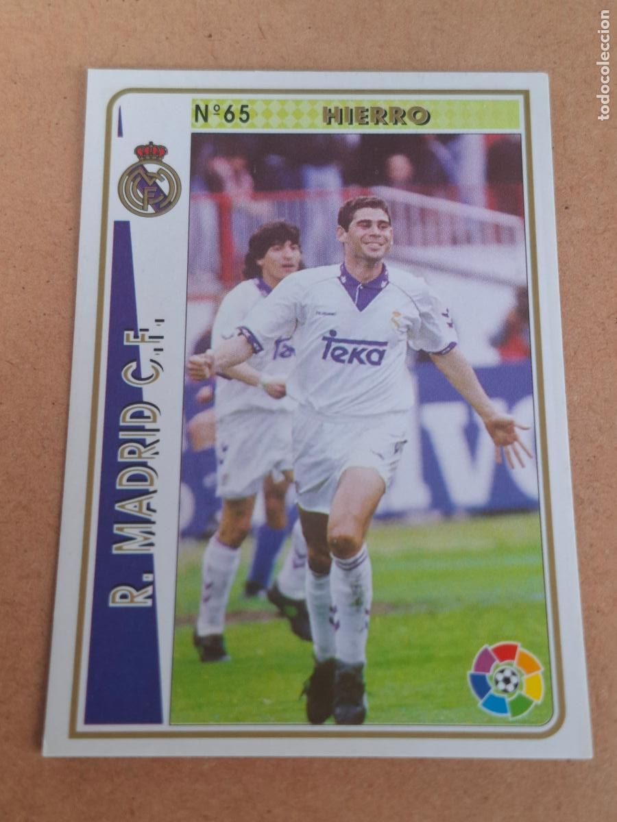 Cromos de f&uacute;tbol: MUNDICROMO 94 95 1994 1995 - 65 HIERRO - REAL MADRID - CP1