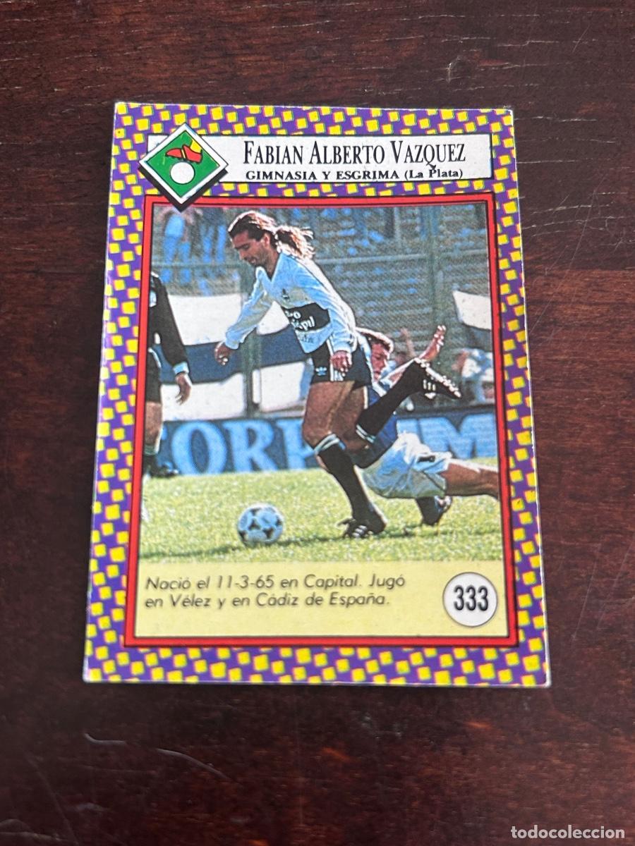 Cromos de f&uacute;tbol: CROMO GIMNASIA Y ESGRIMA 1993 Cromy Futbolmania