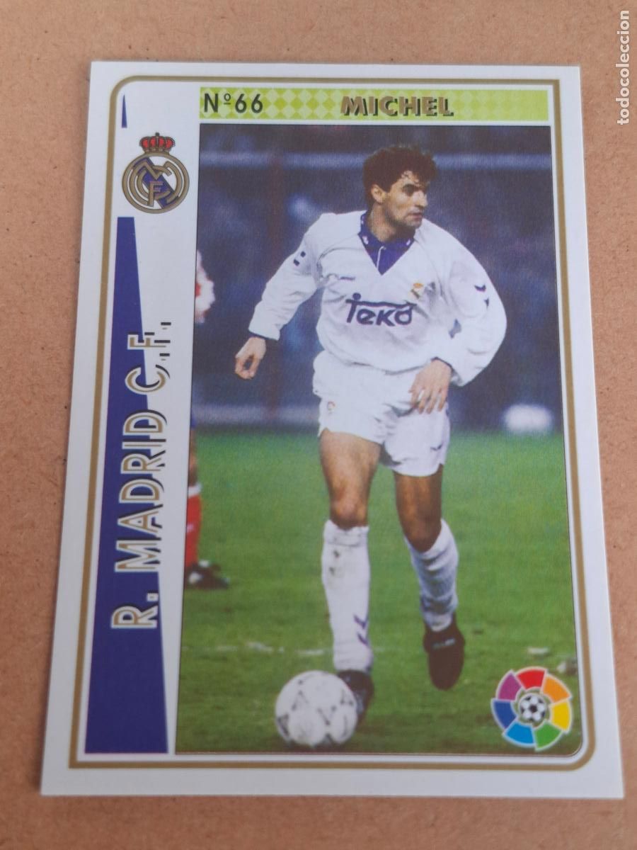 Cartes &agrave; collectionner de Football: MUNDICROMO 94 95 1994 1995 - 66 MICHEL - REAL MADRID
