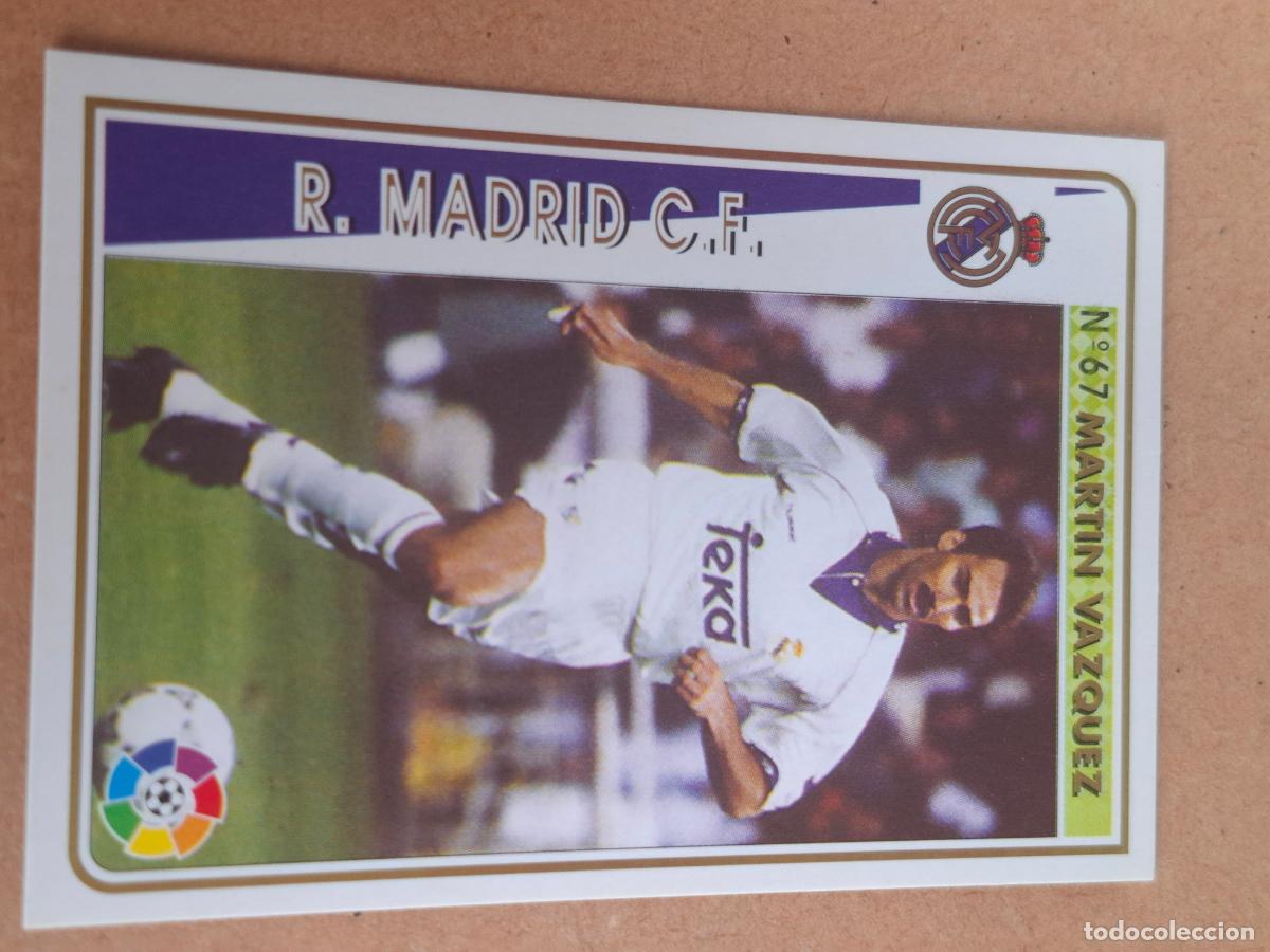 Cromos de f&uacute;tbol: MUNDICROMO 94 95 1994 1995 - 67 MART&Iacute;N V&Aacute;ZQUEZ - REAL MADRID
