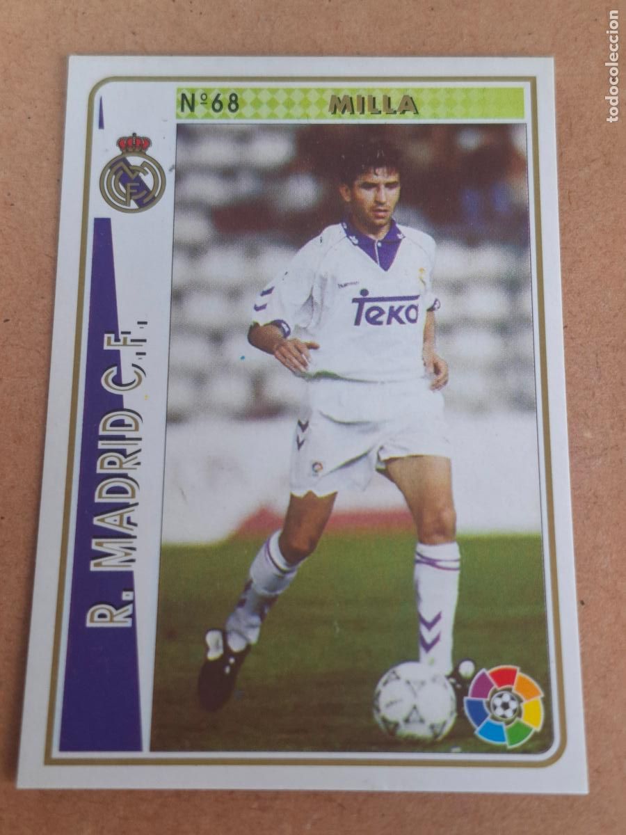 Cartes &agrave; collectionner de Football: MUNDICROMO 94 95 1994 1995 - 68 MILLA - REAL MADRID