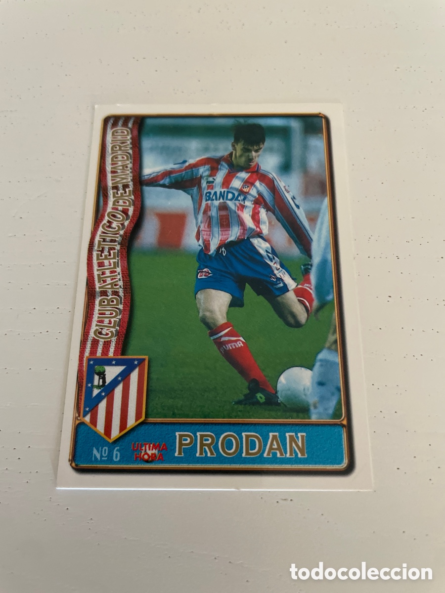 Cromos de f&uacute;tbol: FICHAS DE LA LIGA 96 97 6 PRODAN