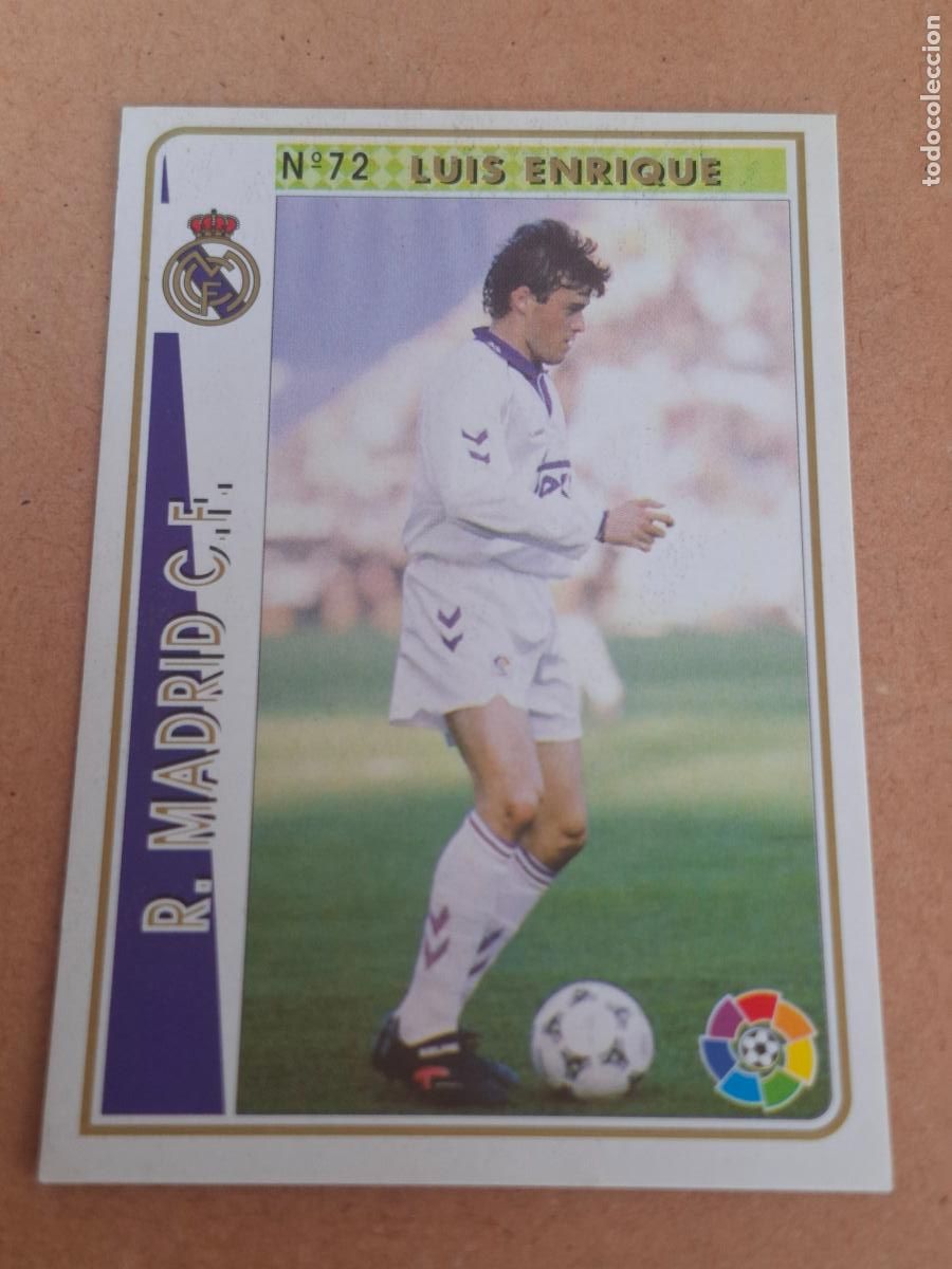Cartes &agrave; collectionner de Football: MUNDICROMO 94 95 1994 1995 - 72 LUIS ENRIQUE - REAL MADRID