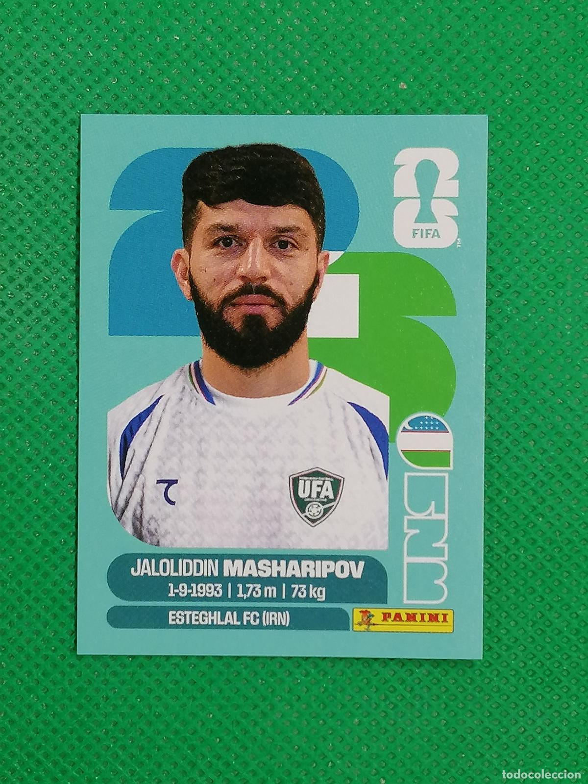 Cartes &agrave; collectionner de Football: UZB 18 UZB18 JALOLIDDIN MASHARIPOV UZBEKISTAN ⚽ PANINI FIFA MUNDIAL WORLD CUP 26 2026 STICKER ⚽