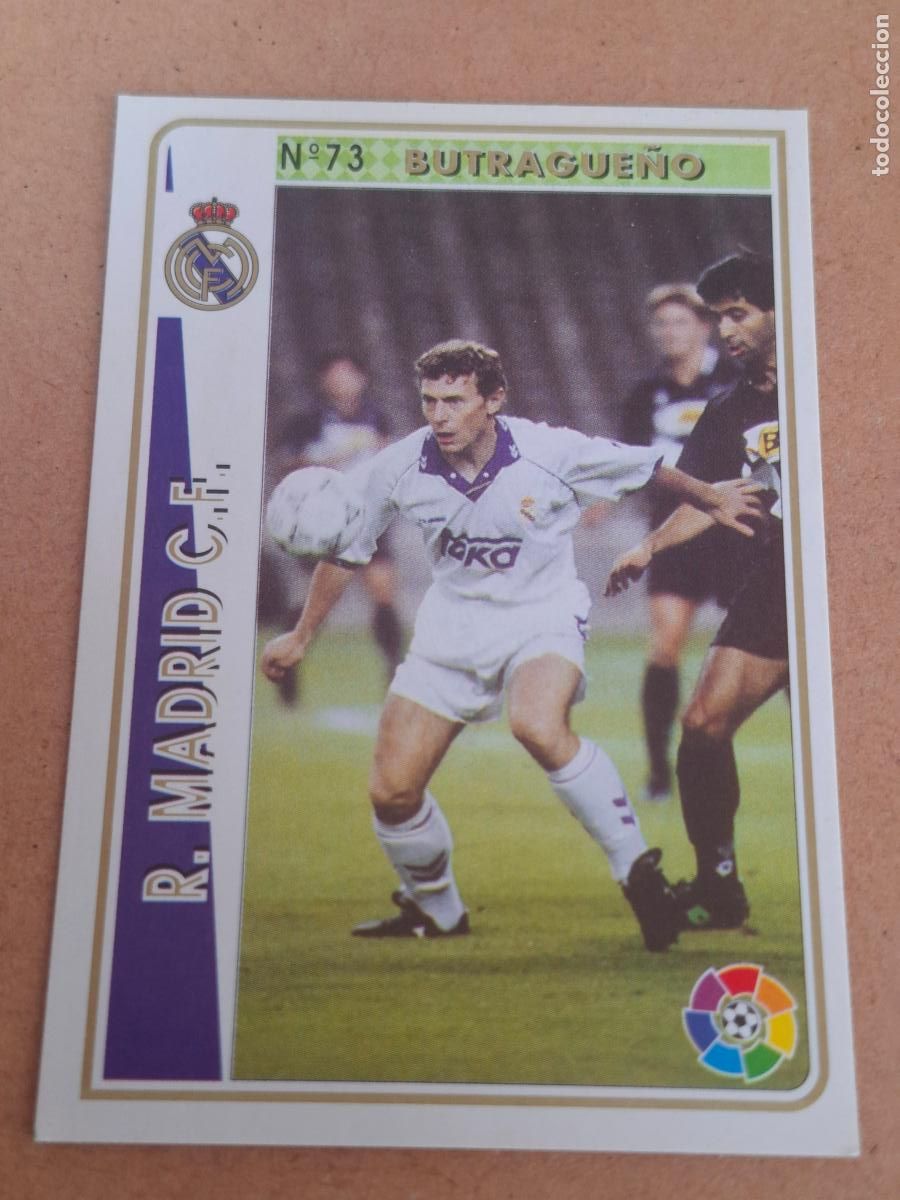 Cartes &agrave; collectionner de Football: MUNDICROMO 94 95 1994 1995 - 73 BUTRAGUE&Ntilde;O - REAL MADRID