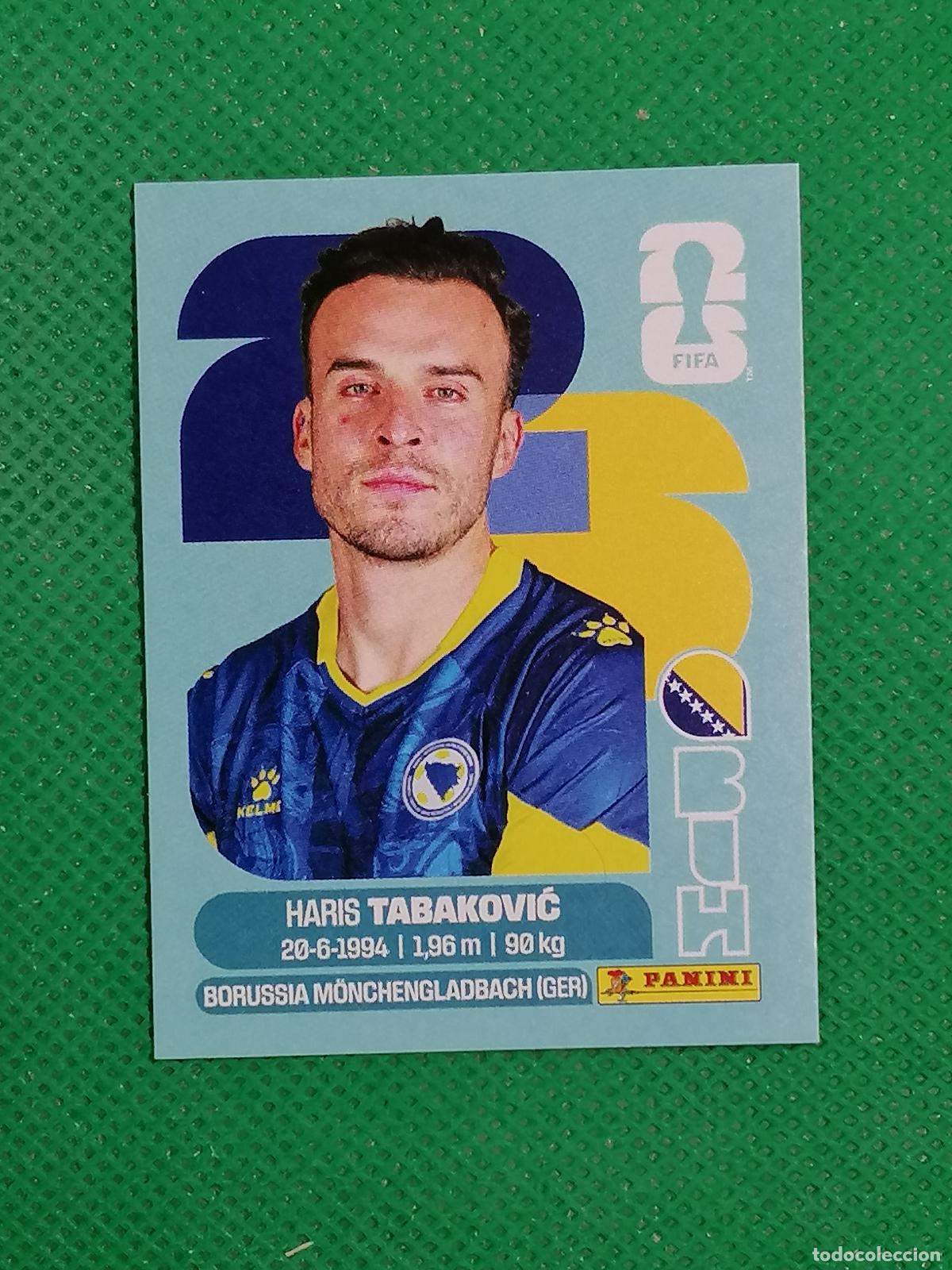 Football Stickers: BIH 20 BIH20 HARIS TABAKOVIC BOSNIA HERZEGOVINA ⚽ PANINI FIFA MUNDIAL WORLD CUP 26 2026 STICKER ⚽