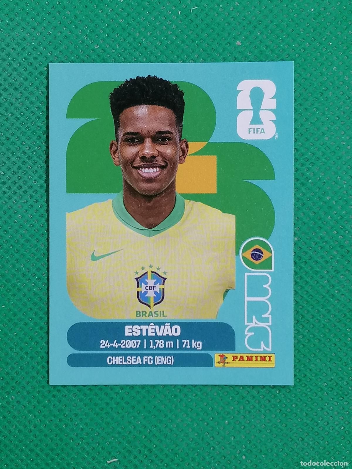 Football Stickers: BRA 20 BRA20 ESTEVAO BRASIL ⚽ PANINI FIFA MUNDIAL WORLD CUP 26 2026 STICKER ⚽