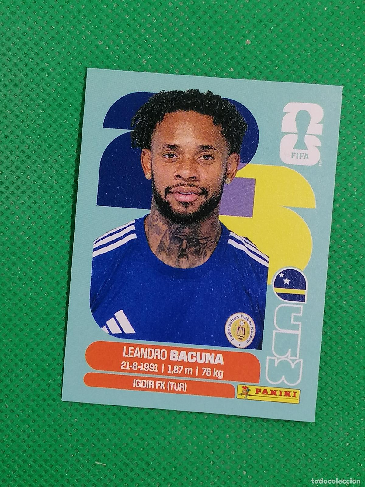 Football Stickers: CUW 12 CUW12 LEANDRO BACUNA CURACAO ⚽ PANINI FIFA MUNDIAL WORLD CUP 26 2026 STICKER ⚽