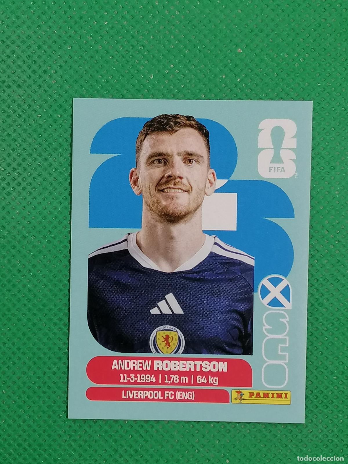 Football Stickers: SCO 6 SCO6 ANDREW ROBERTSON ESCOCIA ⚽ PANINI FIFA MUNDIAL WORLD CUP 26 2026 STICKER ⚽