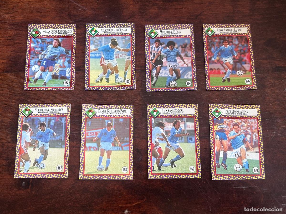Cromos de f&uacute;tbol: LOTE 8 CROMOS BELGRADO (C&Oacute;RDOBA) 1993 Cromy Futbolmania