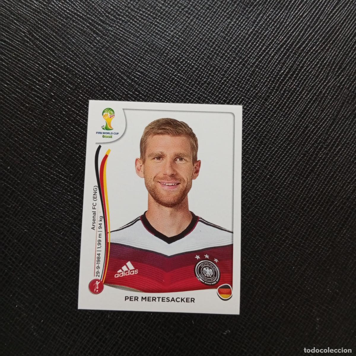 Cromos de f&uacute;tbol: 492 PER MERTESACKER ALEMANIA PANINI MUNDIAL BRASIL 2014 CROMO FUTBOL 14 - SIN PEGAR - CJ1