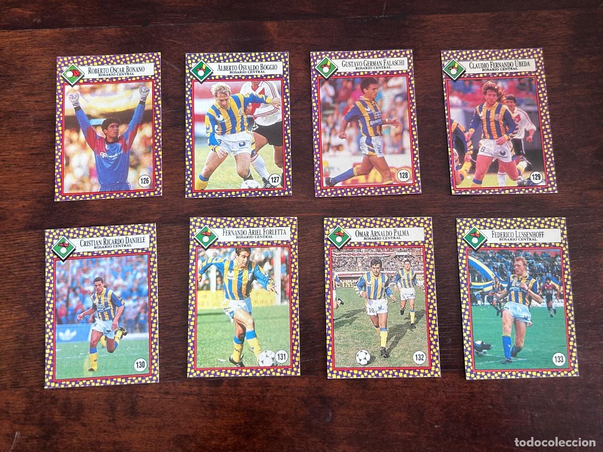 Cromos de f&uacute;tbol: LOTE 8 CROMOS ROSARIO CENTRAL 1993 Cromy Futbolmania