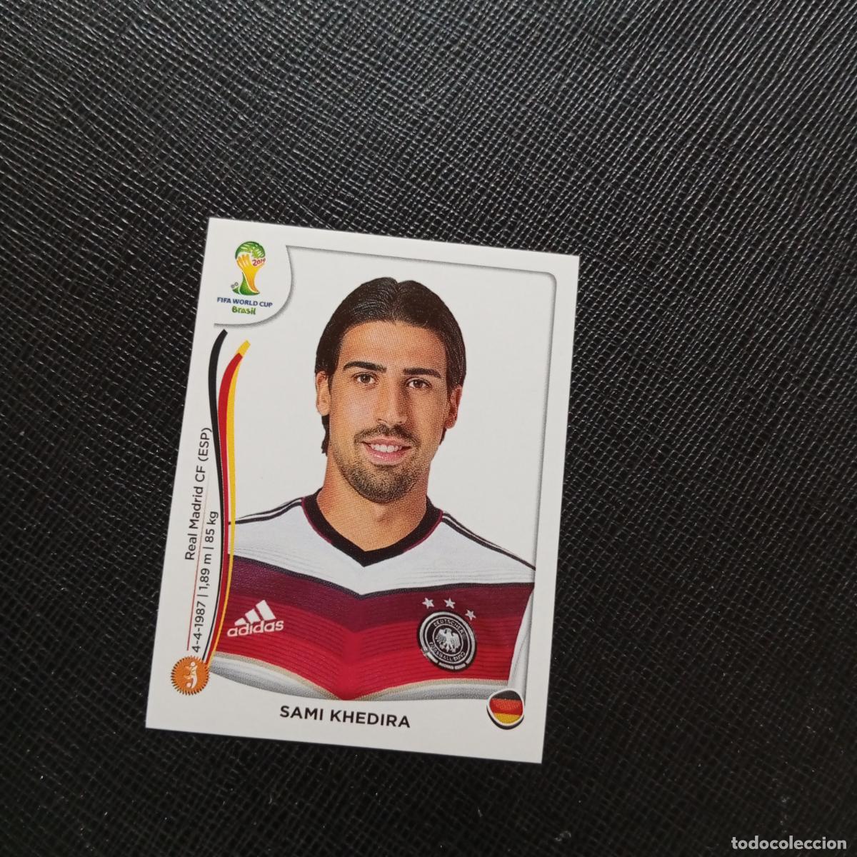 Cromos de f&uacute;tbol: 496 SAMI KHEDIRA ALEMANIA PANINI MUNDIAL BRASIL 2014 CROMO FUTBOL 14 - SIN PEGAR - CJ1