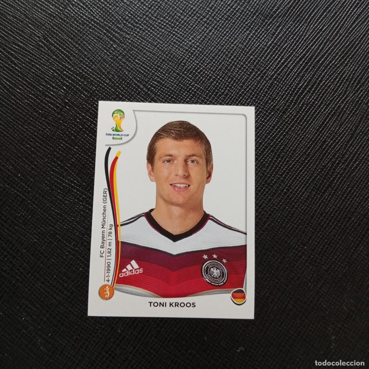 Cromos de f&uacute;tbol: 498 TONI KROOS ALEMANIA PANINI MUNDIAL BRASIL 2014 CROMO FUTBOL 14 - SIN PEGAR - CJ1