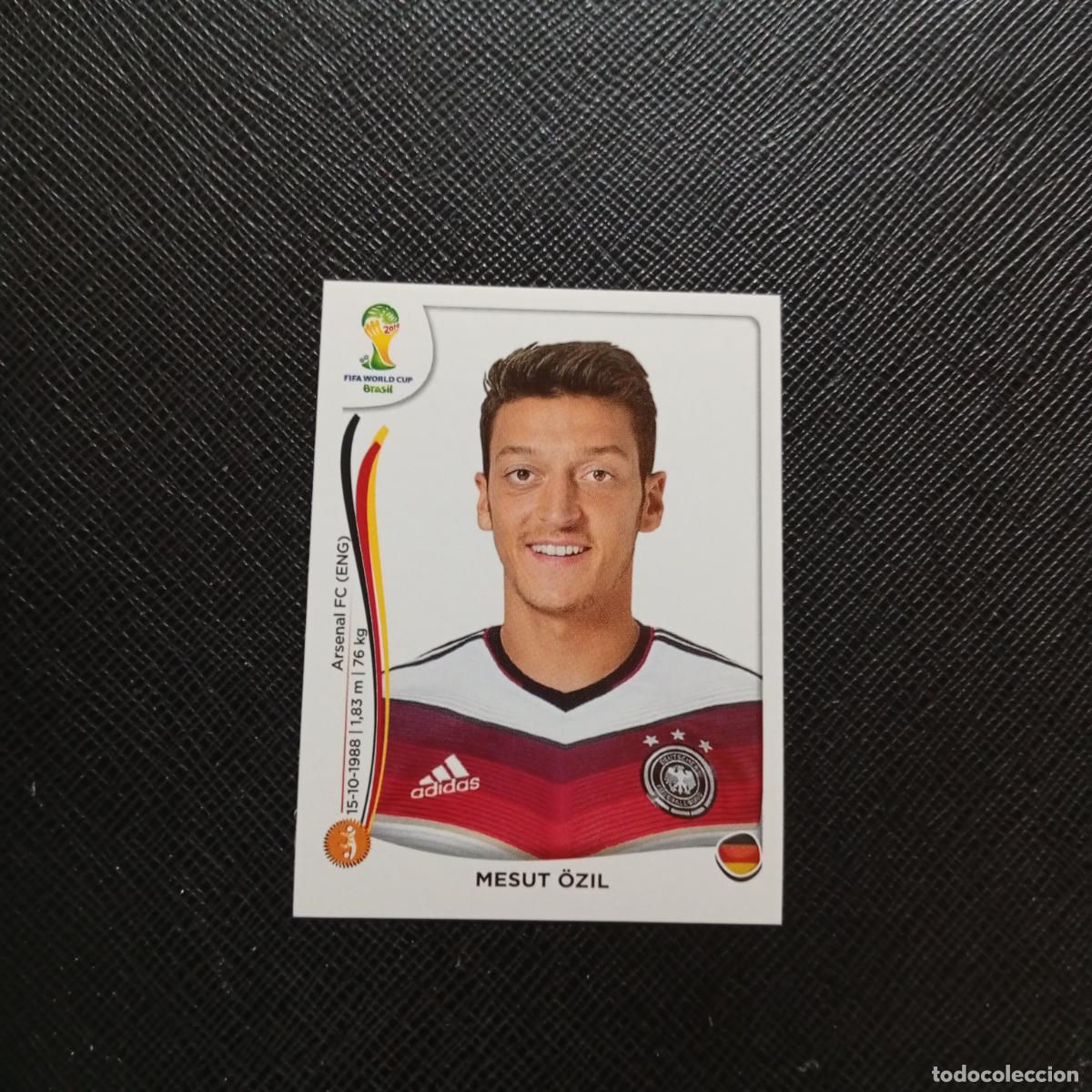 Cromos de f&uacute;tbol: 499 MESUT OZIL ALEMANIA PANINI MUNDIAL BRASIL 2014 CROMO FUTBOL 14 - SIN PEGAR - CJ1