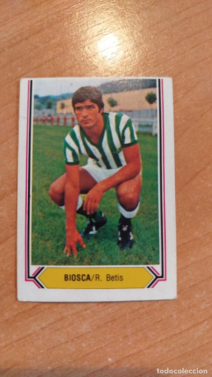 Cromos de f&uacute;tbol: LIGA ESPA&Ntilde;OLA 80/81 - REAL BETIS - BIOSCA