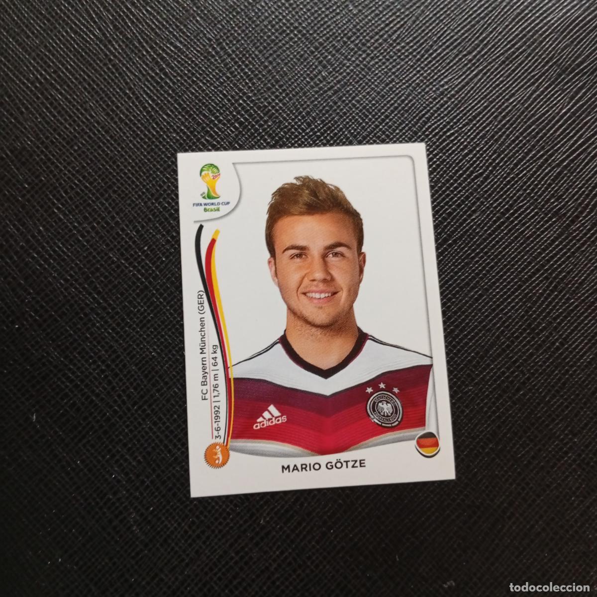 Cromos de f&uacute;tbol: 500 MARIO GOTZE ALEMANIA PANINI MUNDIAL BRASIL 2014 CROMO FUTBOL 14 - SIN PEGAR - CJ1