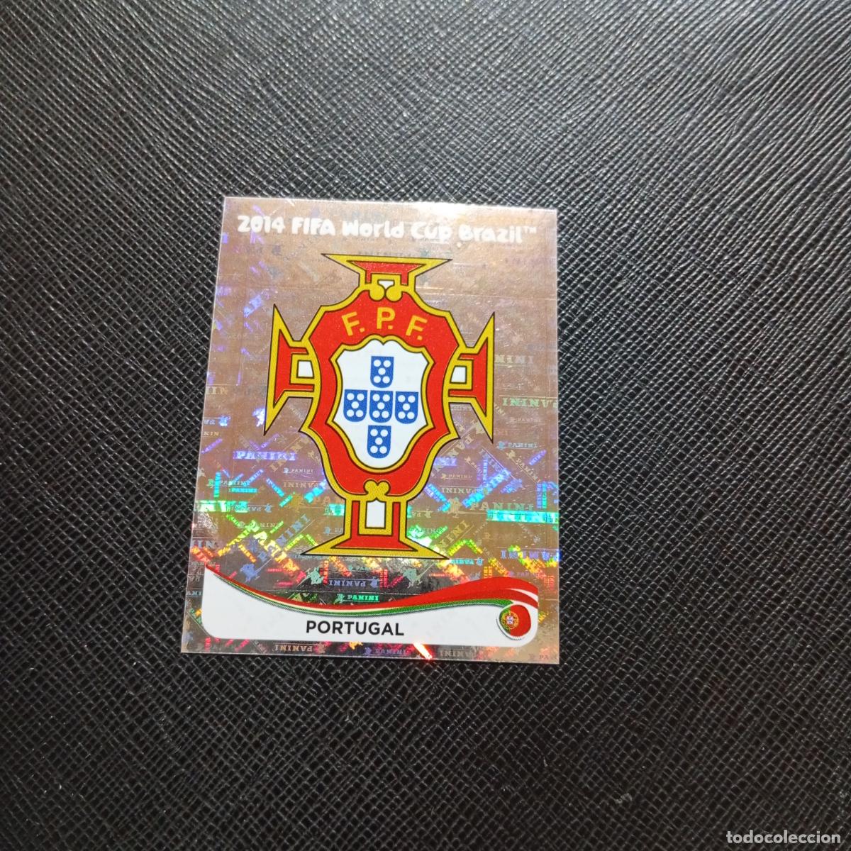 Cromos de f&uacute;tbol: 507 ESCUDO PORTUGAL PANINI MUNDIAL BRASIL 2014 CROMO FUTBOL 14 - SIN PEGAR - CJ1