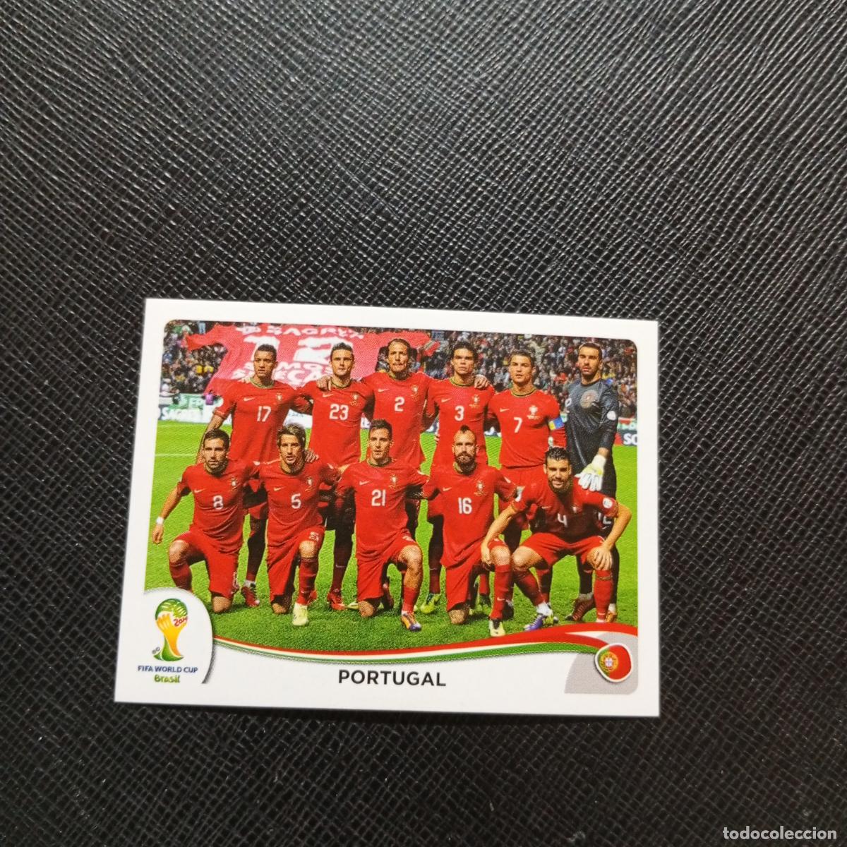 Cromos de f&uacute;tbol: 508 CRISTIANO RONALDO ALINEACION PORTUGAL PANINI MUNDIAL BRASIL 2014 CROMO FUTBOL 14 SIN PEGAR - CJ1