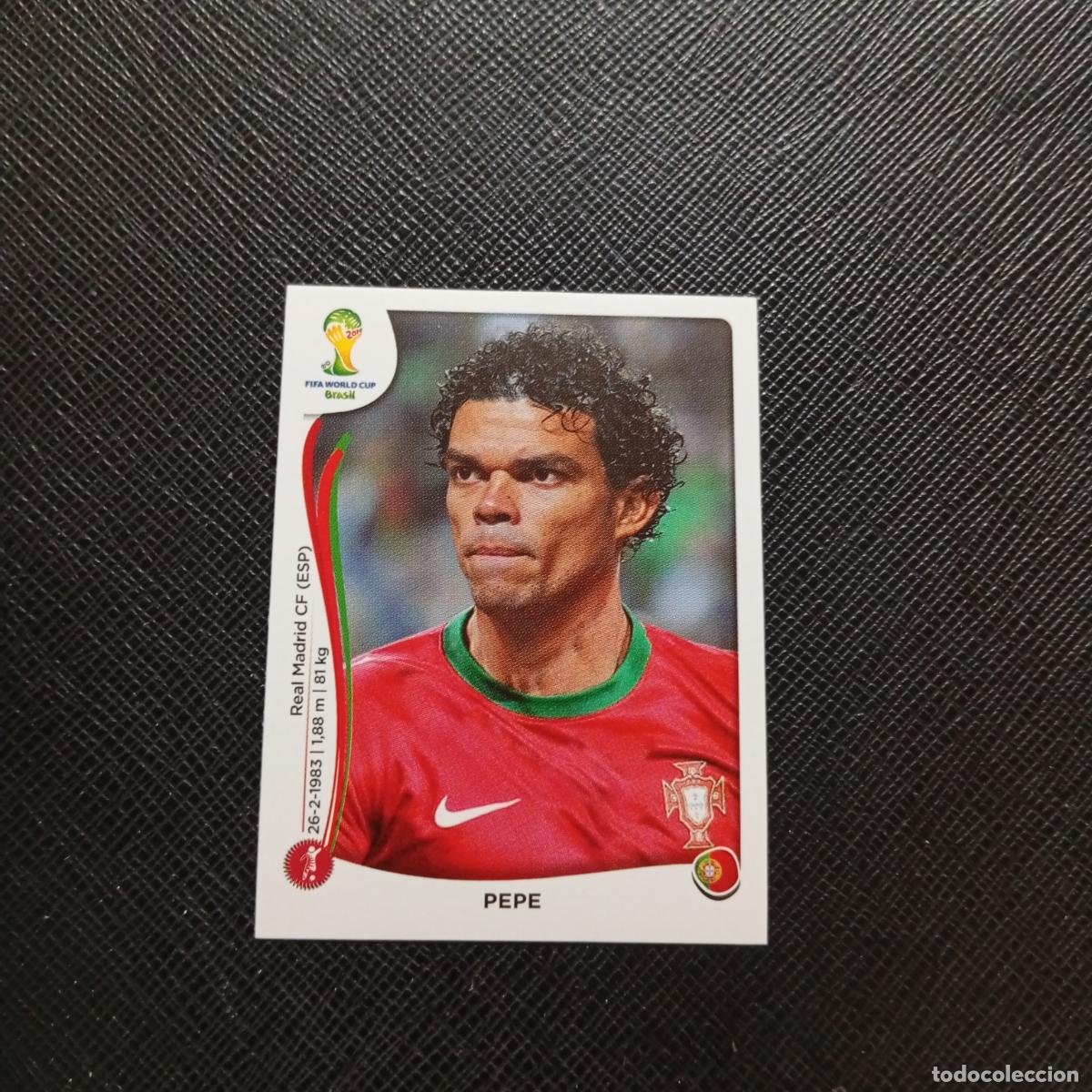 Cromos de f&uacute;tbol: 510 PEPE PORTUGAL PANINI MUNDIAL BRASIL 2014 CROMO FUTBOL 14 - SIN PEGAR - CJ1