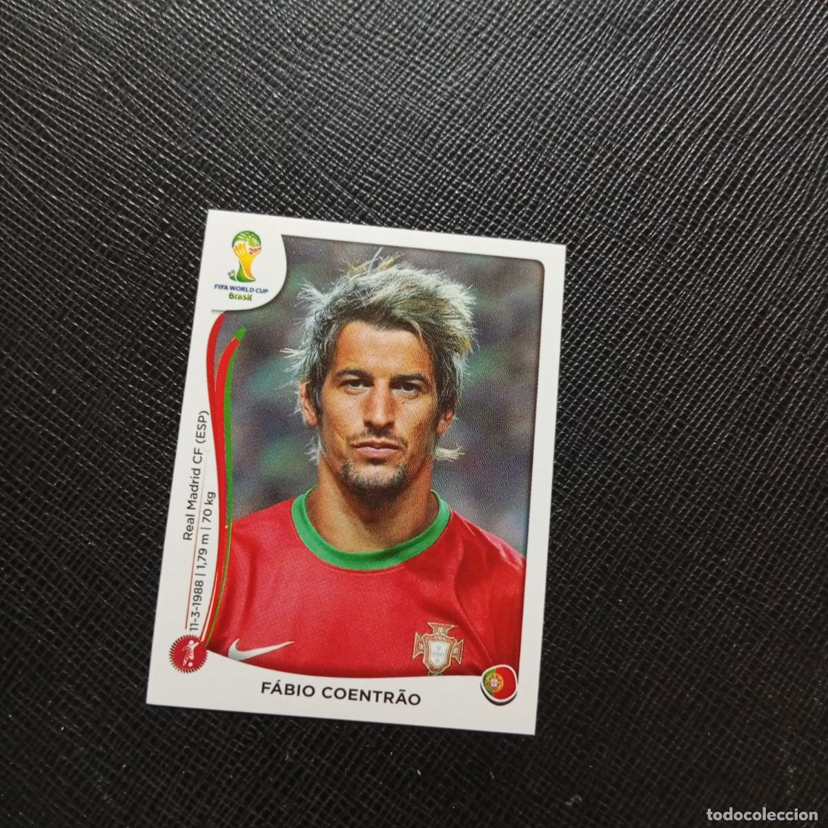Football Stickers: 513 FABIO COENTRAO PORTUGAL PANINI MUNDIAL BRASIL 2014 CROMO FUTBOL 14 - SIN PEGAR - CJ1