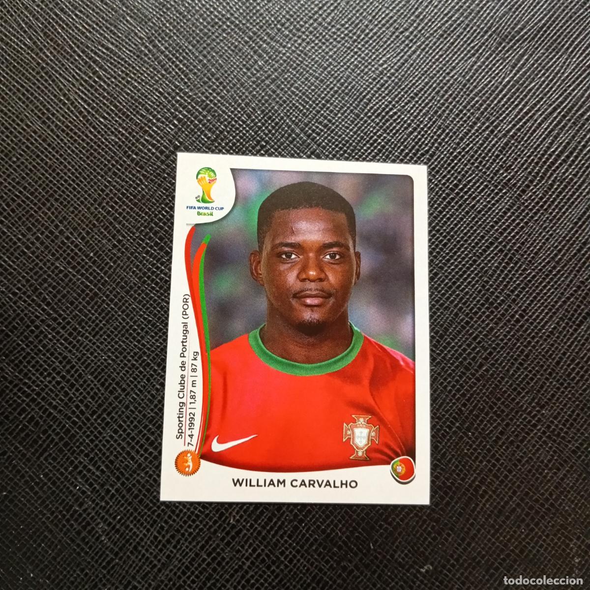 Football Stickers: 520 WILLIAM CARVALHO PORTUGAL PANINI MUNDIAL BRASIL 2014 CROMO FUTBOL 14 - SIN PEGAR - CJ1