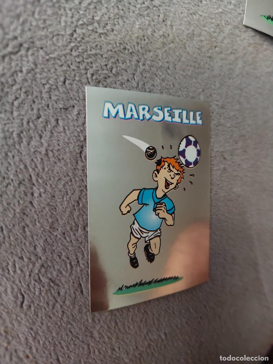 Football Stickers: 8 SUPERFOOT 98 99 OM MARSEILLE PRESENTATION DES CLUBS ESCUDO PANINI 1998 1999 LIGUE 1 FRANCIA AAK