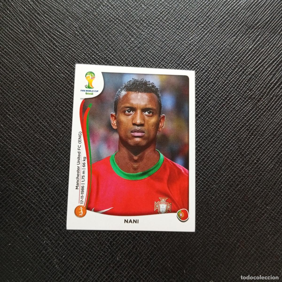 Football Stickers: 521 NANI PORTUGAL PANINI MUNDIAL BRASIL 2014 CROMO FUTBOL 14 - SIN PEGAR - CJ1
