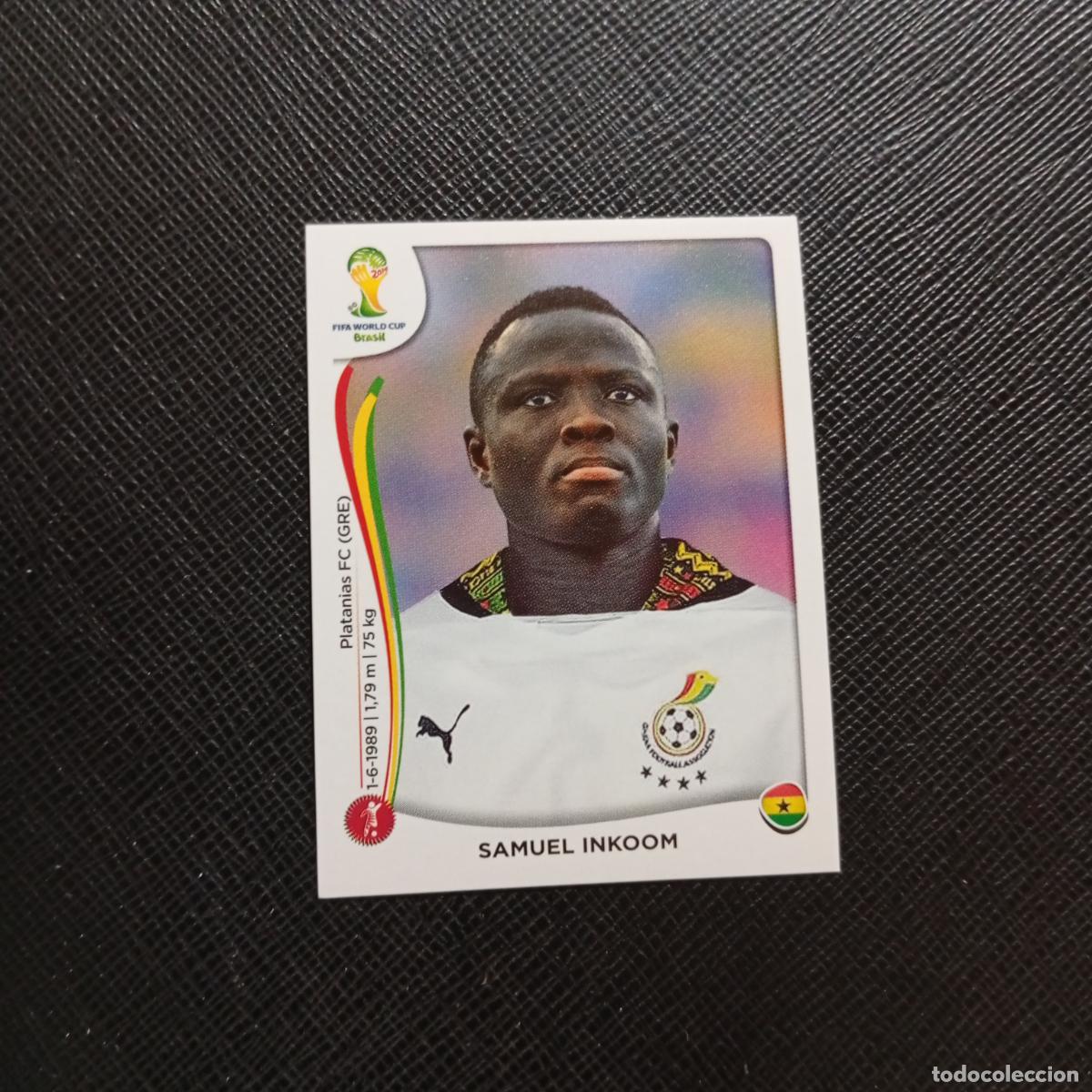 Cromos de f&uacute;tbol: 529 SAMUEL INKOOM GHANA PANINI MUNDIAL BRASIL 2014 CROMO FUTBOL 14 - SIN PEGAR - CJ1