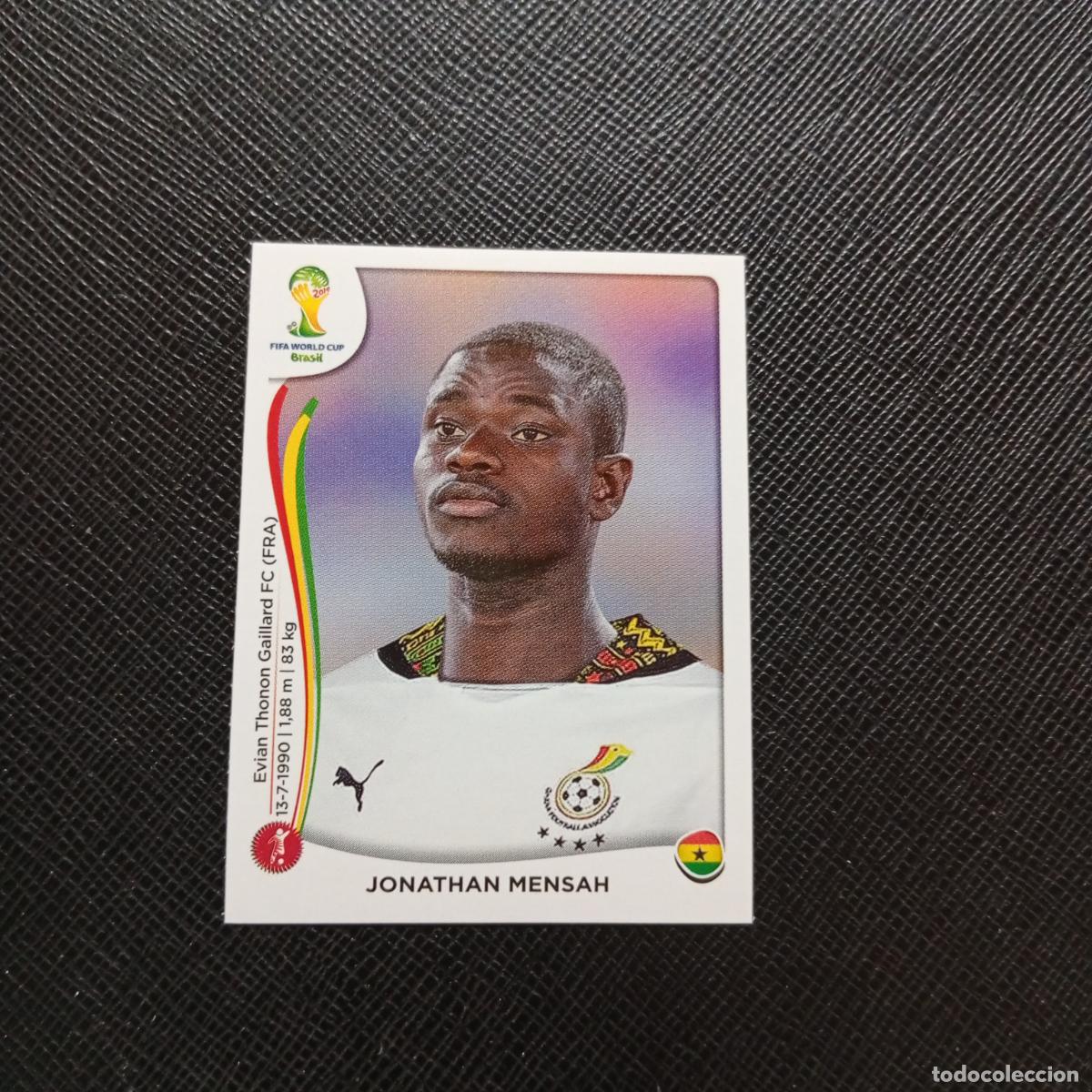 Cromos de f&uacute;tbol: 530 JONATHAN MENSAH GHANA PANINI MUNDIAL BRASIL 2014 CROMO FUTBOL 14 - SIN PEGAR - CJ1
